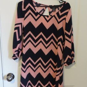 Chevron  shift dress